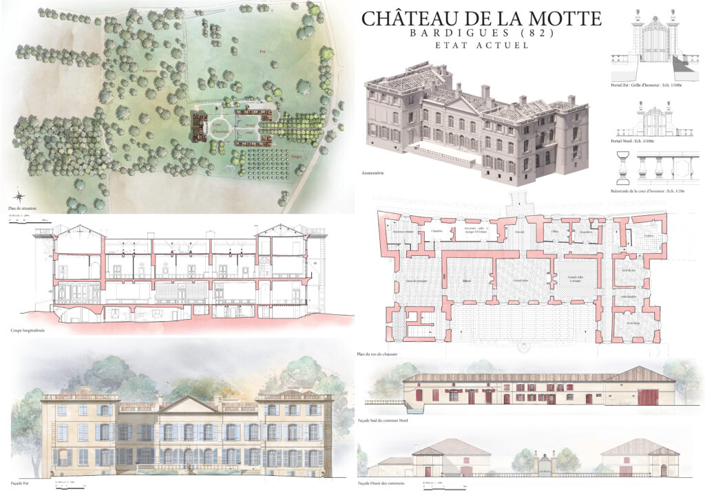 Le château de La Motte – Etat actuel