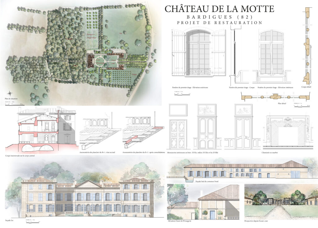 Le château de La Motte – Projet de restauration